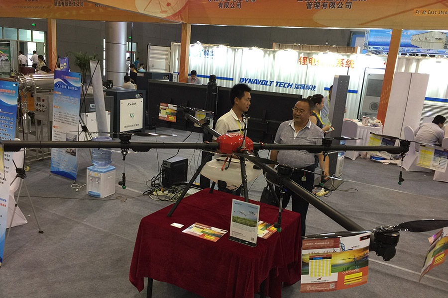 China-developed drones at Silk Road expo in Xi'an