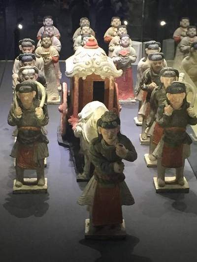 “留住色彩——陶质彩绘文物保护成果展”在秦始皇陵博物院举办